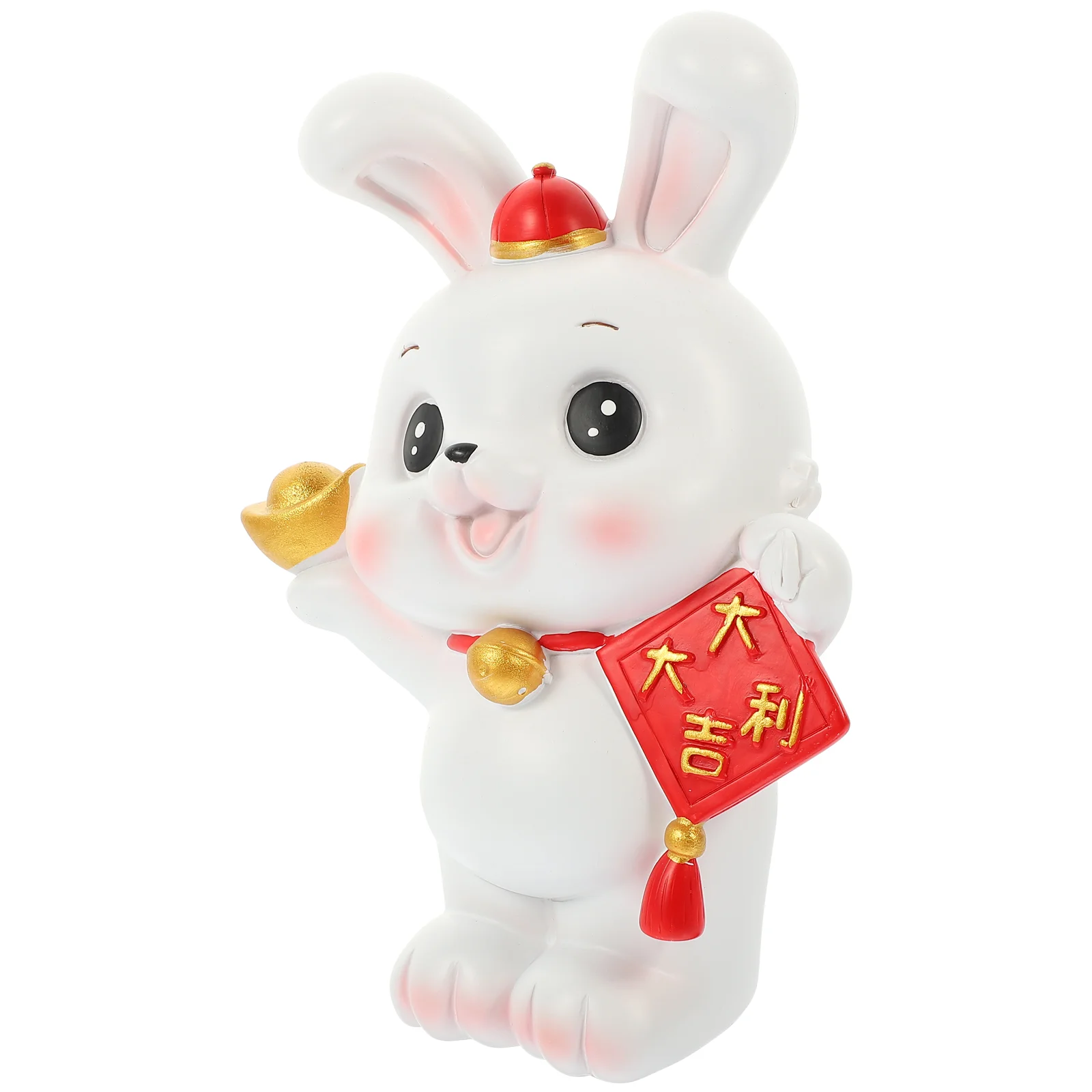 

Bank Rabbit Bunny Money Boxkids Piggy Saving Jar Zodiac Keepsake Pot Desktop Ornament Decorstatue Lucky Savings Decorative