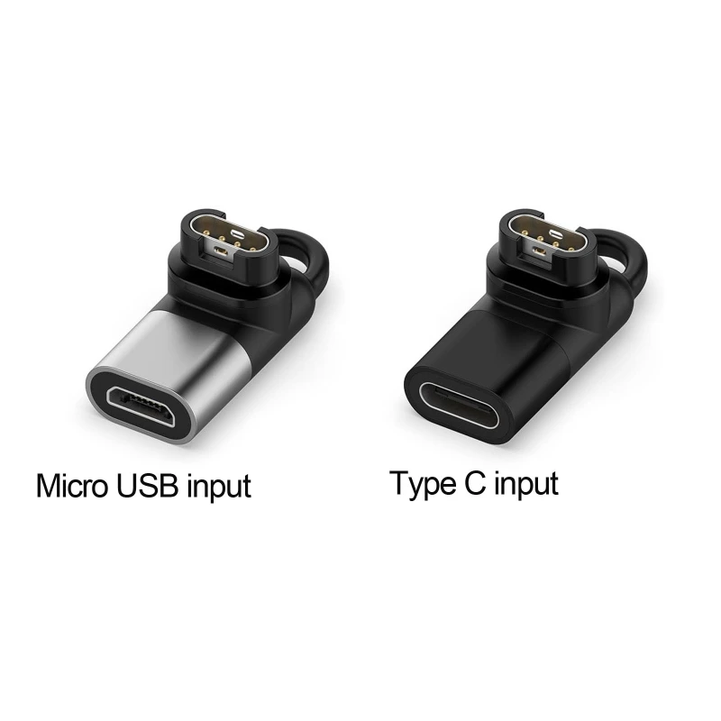 

90° Type-C USB C to 4pin Connector Charger Coversion Adapter for Approach S60/Forerunner 945/935