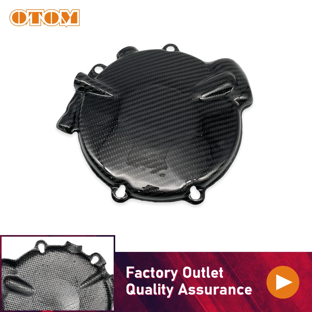 Фото Защита двигателя OTOM Motorcycles: карбоновая накладка на статор и защита зажигания для HONDA Montesa 4Ride Cota 4RT 260 2017-2026 №1