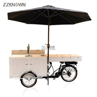 electric food tricycles passenger beer bike mobile bar for coffee and drink food bike bicycle