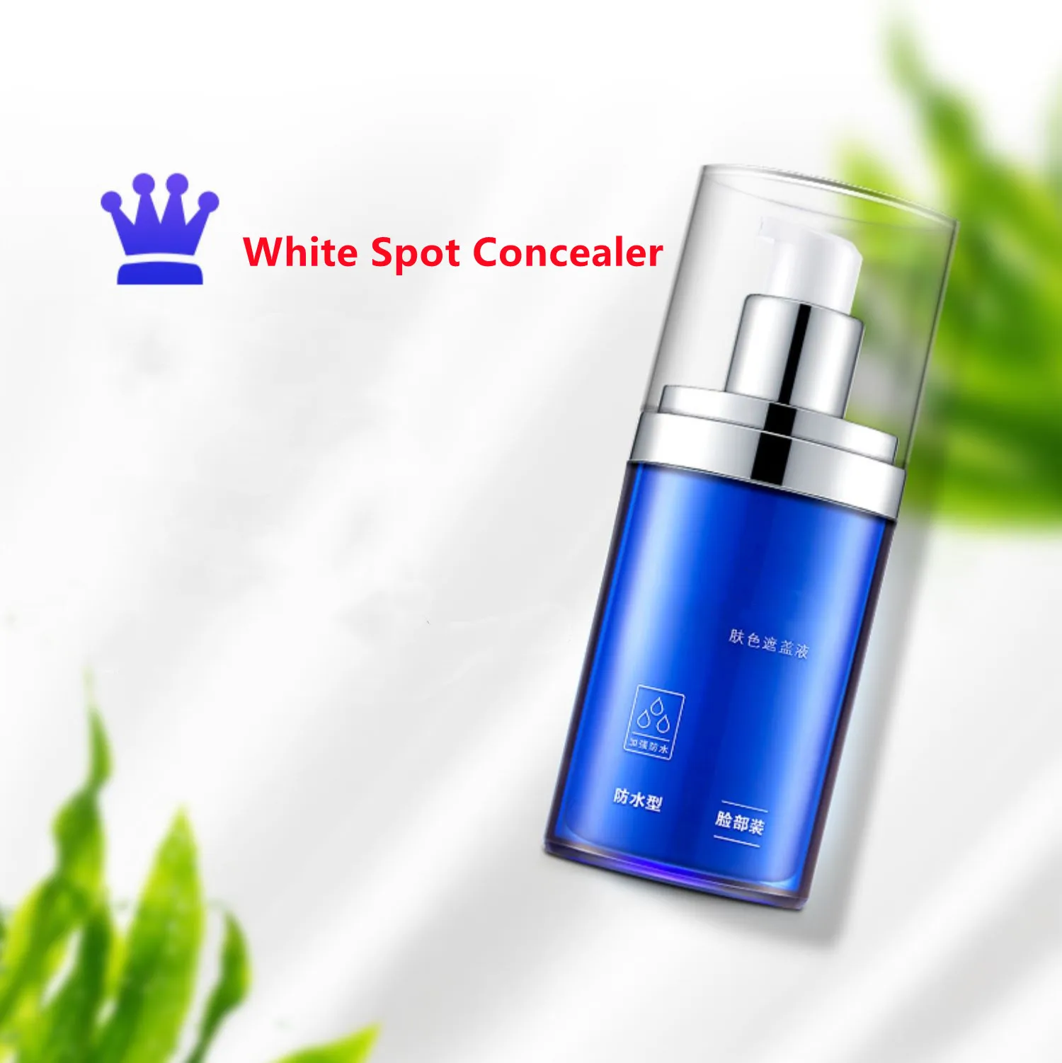 

Vitiligo White Spot Covering Liquid Waterproof Leukoderma Covering External Topic Concealer Cream Face Body Discolored Makeup