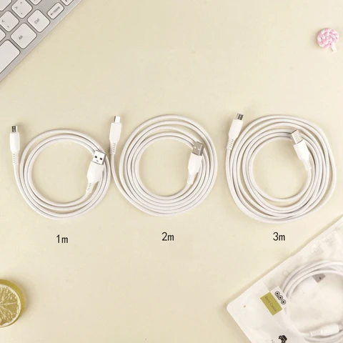 Кабель USB Type-C для передачи данных, 6 А, кабель для быстрой зарядки Micro для Android, Xiaomi, OPPO, VIVO, Huawei, мобильный телефон, 1 м, 2 м, 3 м