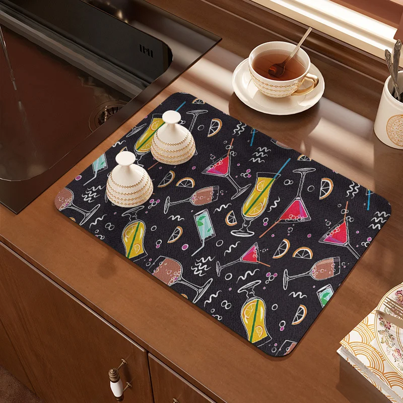 

Домашние коврики для хранения, планшетофон для сухих компьютеров, подставка для раковины, коврики для кофейной машины, подставка для кухонн...