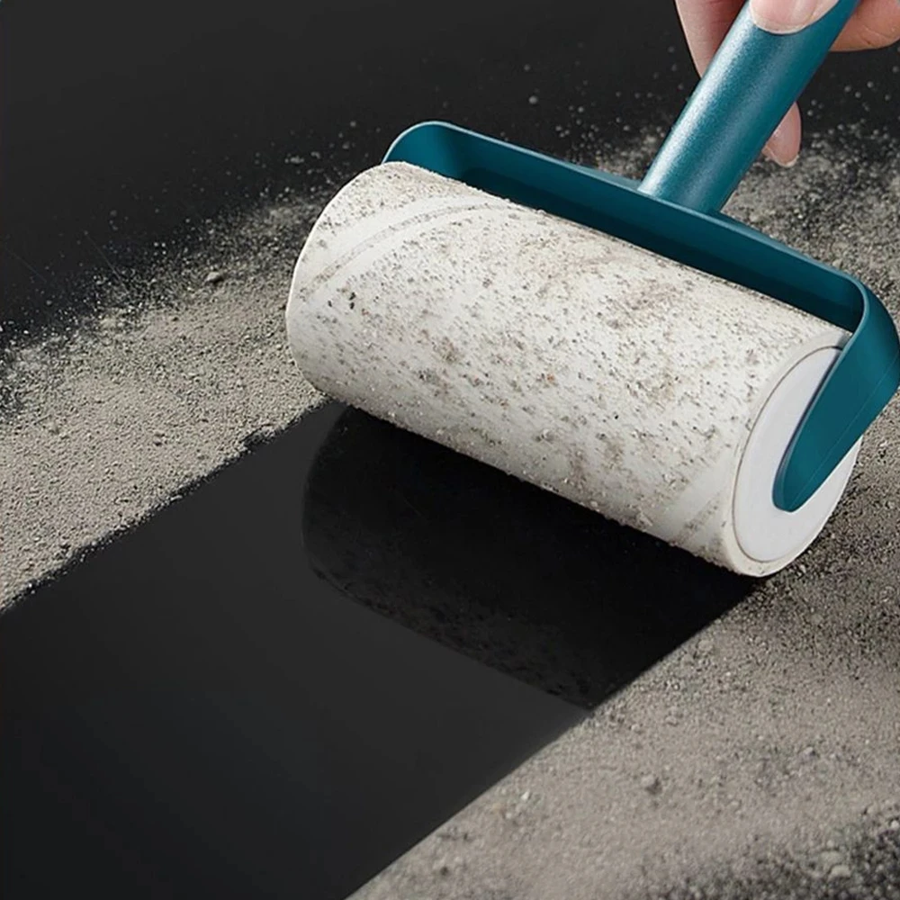 

Sticky hair rolls brush home clean artifact carpet pet clothes tousle remover portable tear roll paper tool replaceable