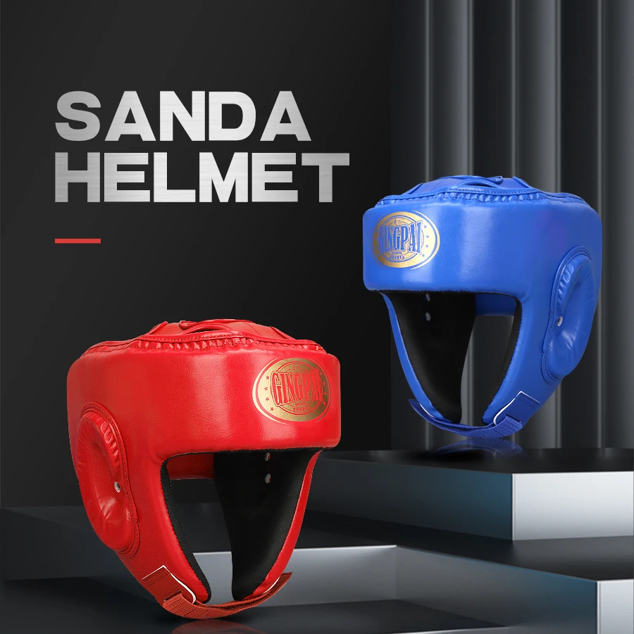 Боксерская защита головы полностью закрытая Боевая Защитная Экипировка Муай