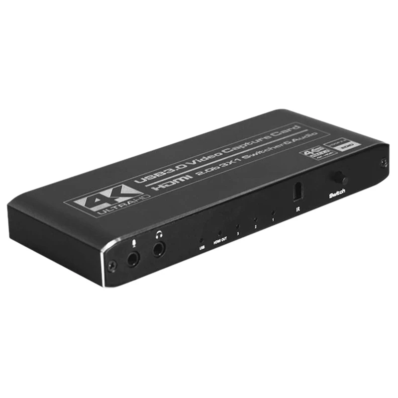 

4K HDMI2.0B USB 3,0 карта видеозахвата 60 Гц HDMI вход и выход