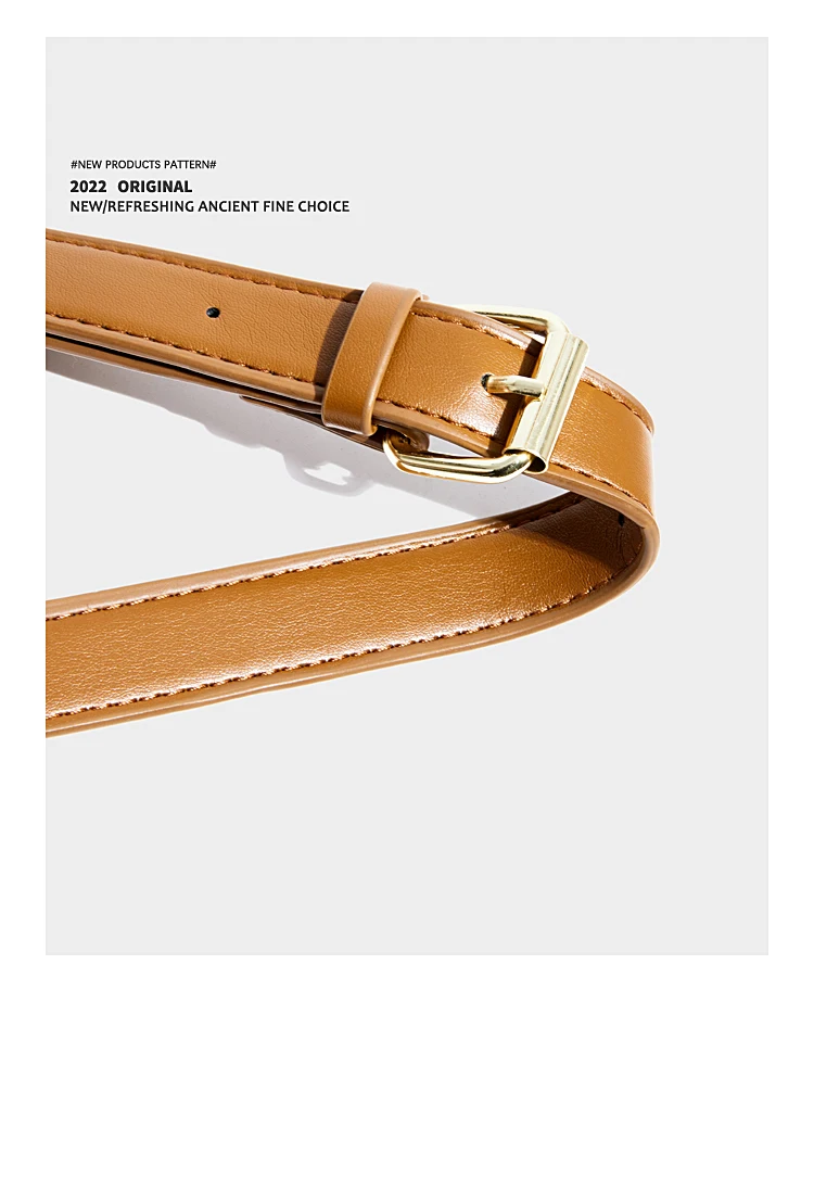 Elmsk Vintage Leather Casual Messenger One Shoulder Bag Women