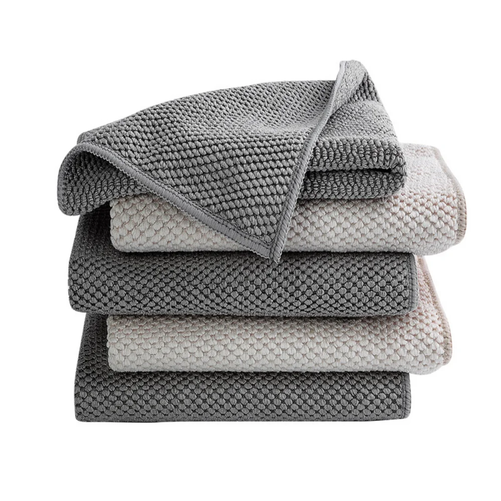 

3Pcs/Set Kitchen Bar Cleaning Cloth Towel Milk Tea Shop Coffee Machine Special Rag Absorbing Water Square Towel Household