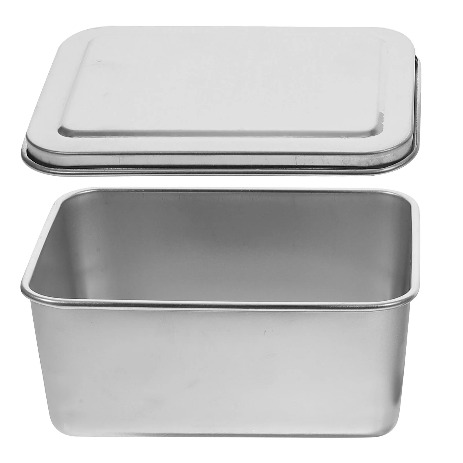 

Thickening Mousse Stainless Steel Cake Pan Pans Rectangle Storage Household Baking