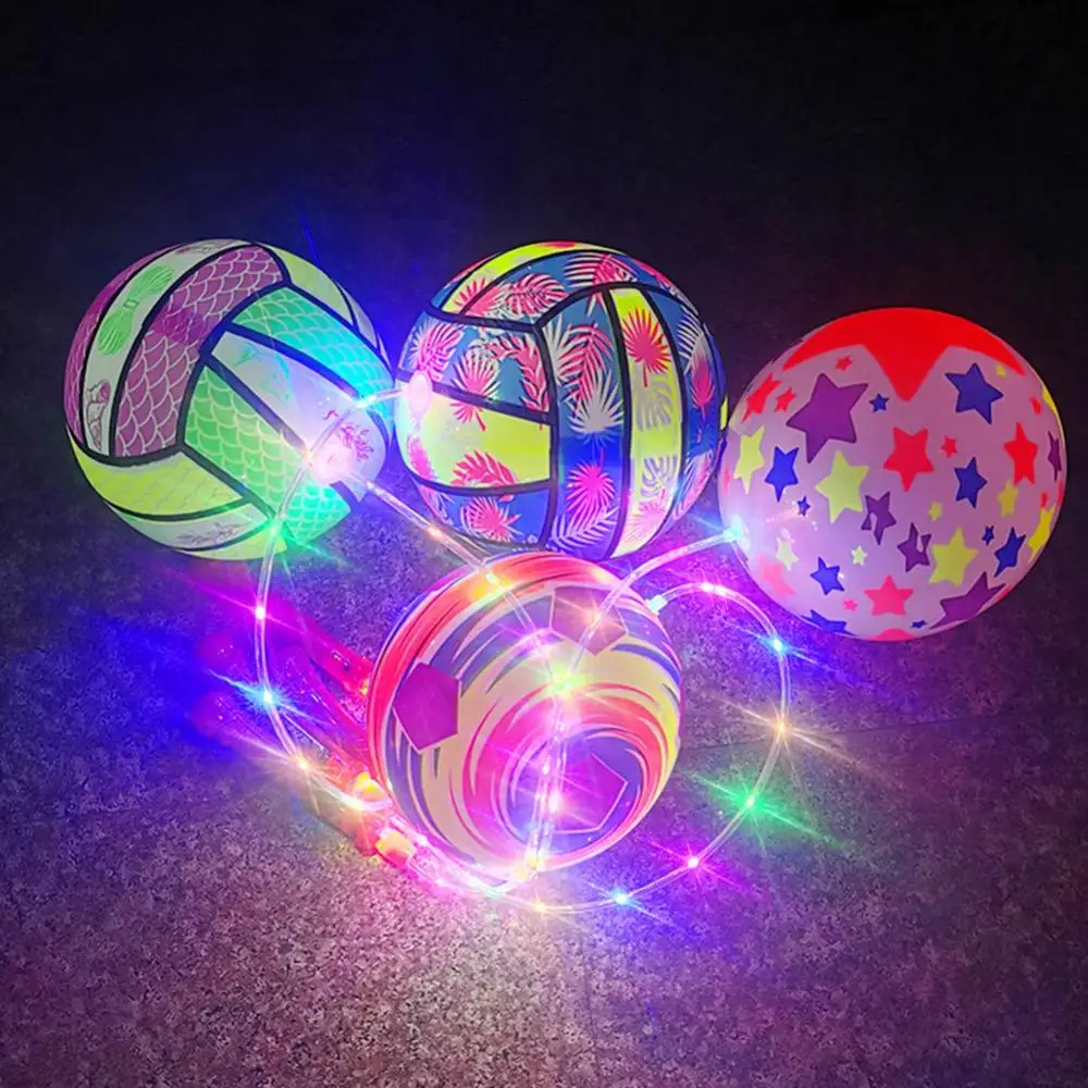 

Детская игрушка светодиодный светящийся мигающий спортивный фитнес портативный надувной мяч-батут детские развивающие игрушки для детей ...