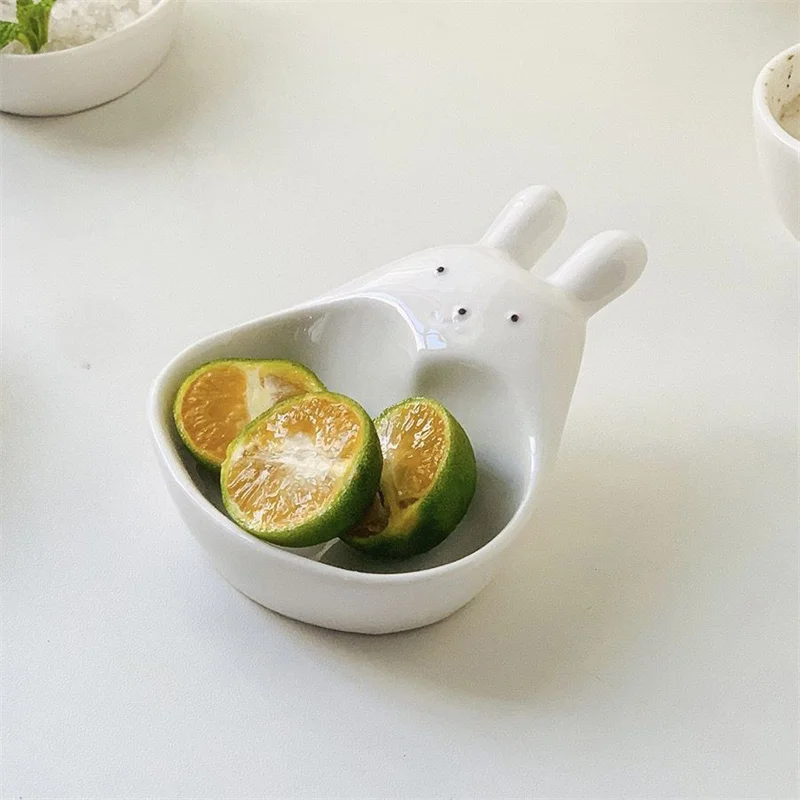 Супермилая мультяшная тарелка для погружения кролика домашнее трехмерное