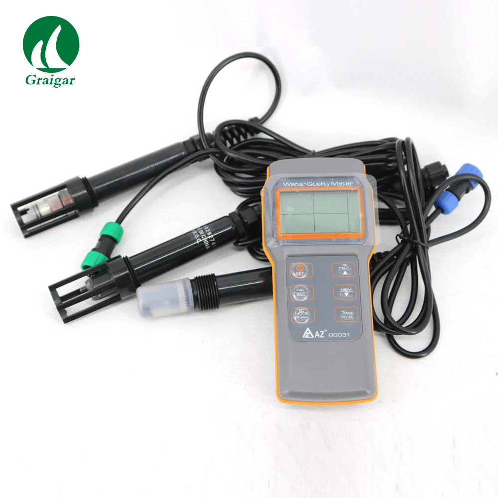 

New Discount AZ86031 Water Quality Measuring Instrument 86031 Handheld IP67 Combo PH/COND./D.O