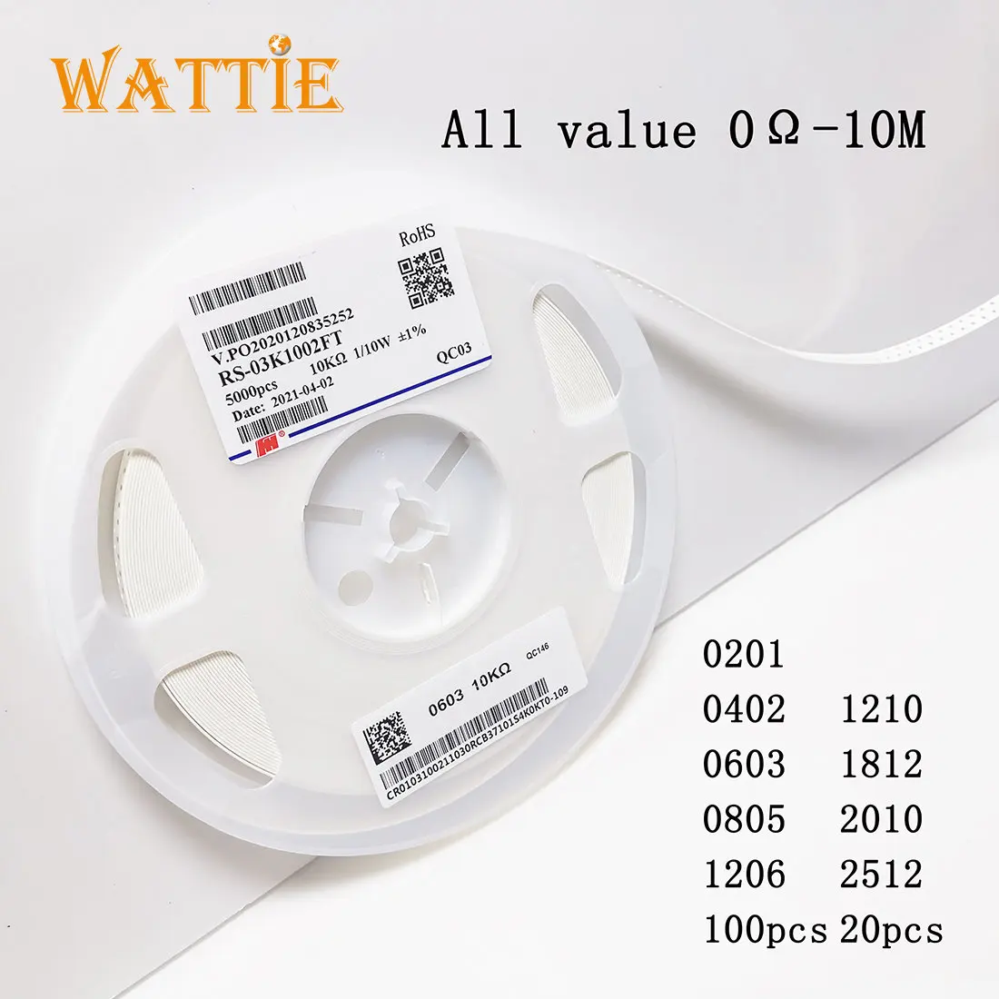 Рисунок 2 - 2512 1% чиповый резистор 20 шт