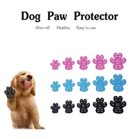 20pcs disposable dog paw protector pads waterproof anti slip paw grips pads provide dog foot traction paw protection