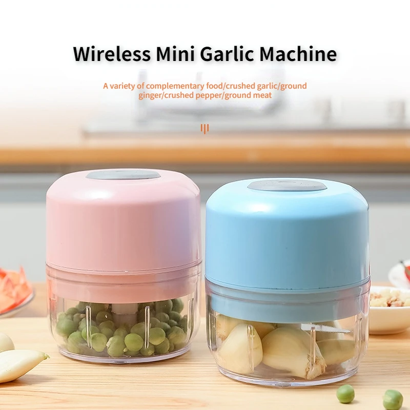 

Kitchen gadgets Electric garlic mixer Household rechargeable garlic masher Garlic machine garlic mincer meat grinder