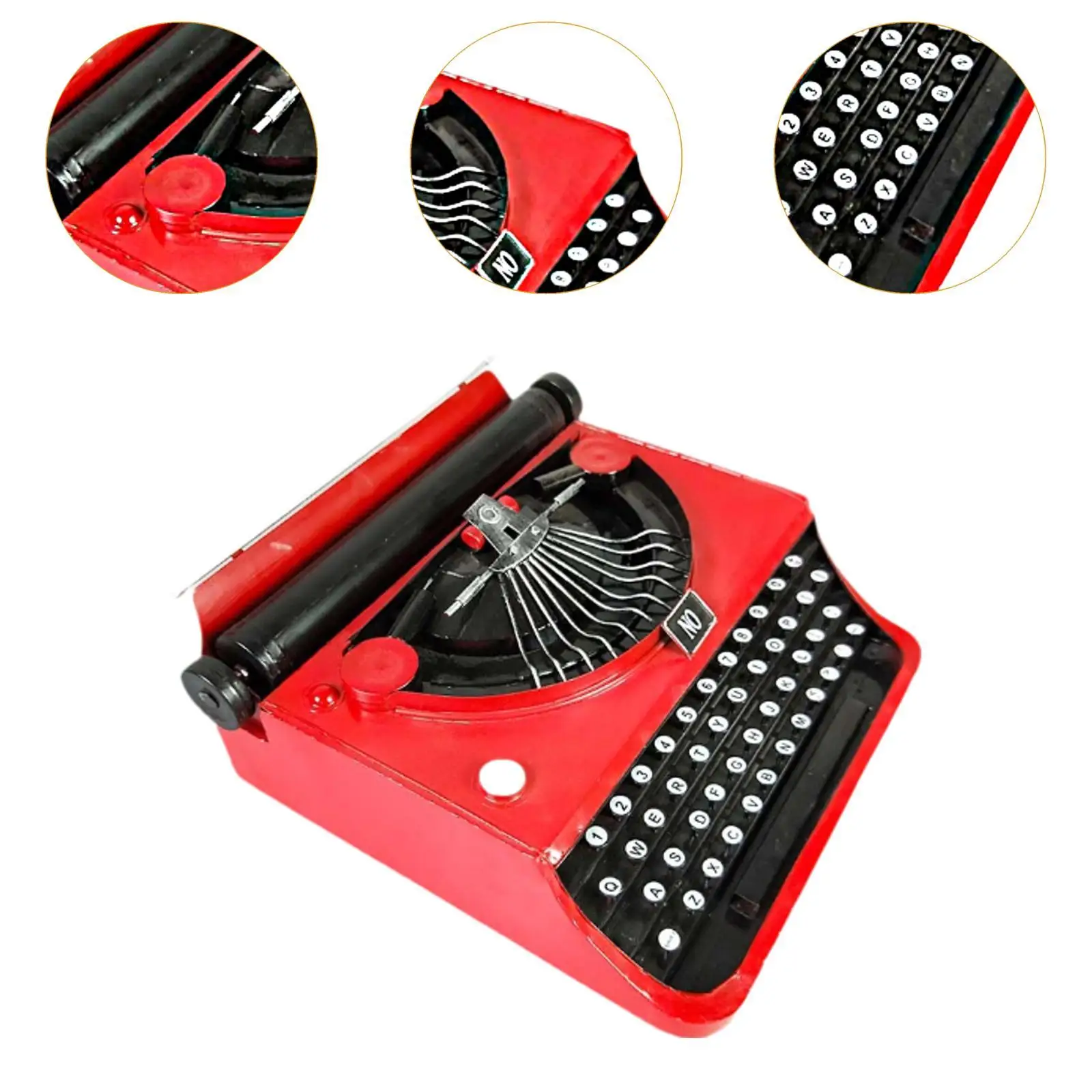 Ручная модель пишущей машинки коллекционные предметы реквизит для фотосессии