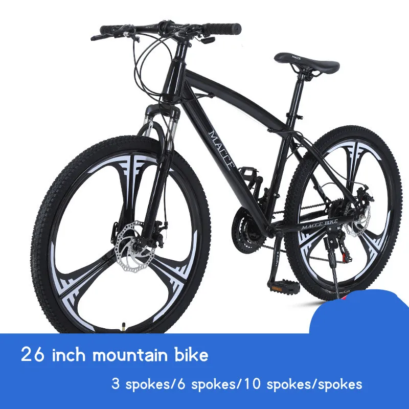 

24/26 Inch Mountain Bike Bicycle Disc Brake Mtb Bicycles High Carbon Steel Frame Men's Bike Bicicleta De Montaña Велосипеды