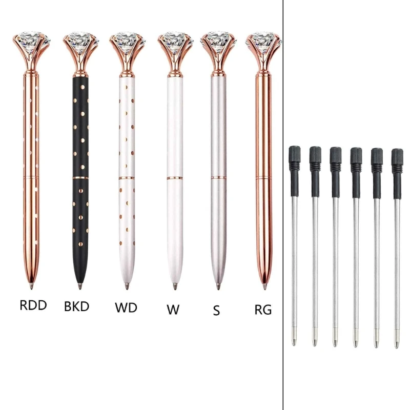 

Large Diamond Crystal Pen Ballpoint Pen Student Stationery Office Business Gifts
