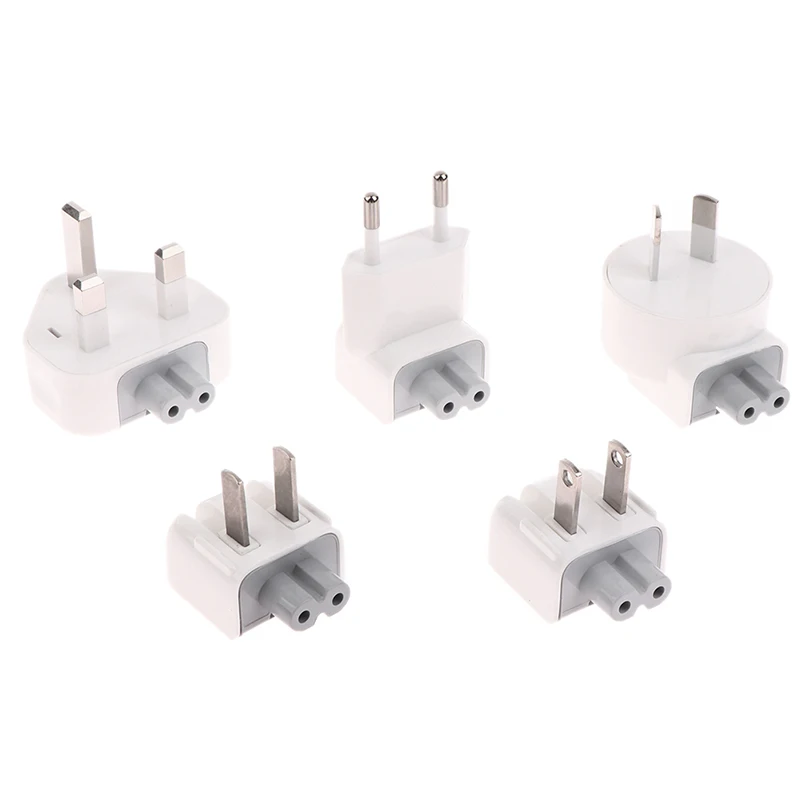 

1 Pcs Wall AC Duck Head Power Adapter Detachable Electrical EU UK US AU Plug Converter Portable Power Adapter Portable Wall Plug