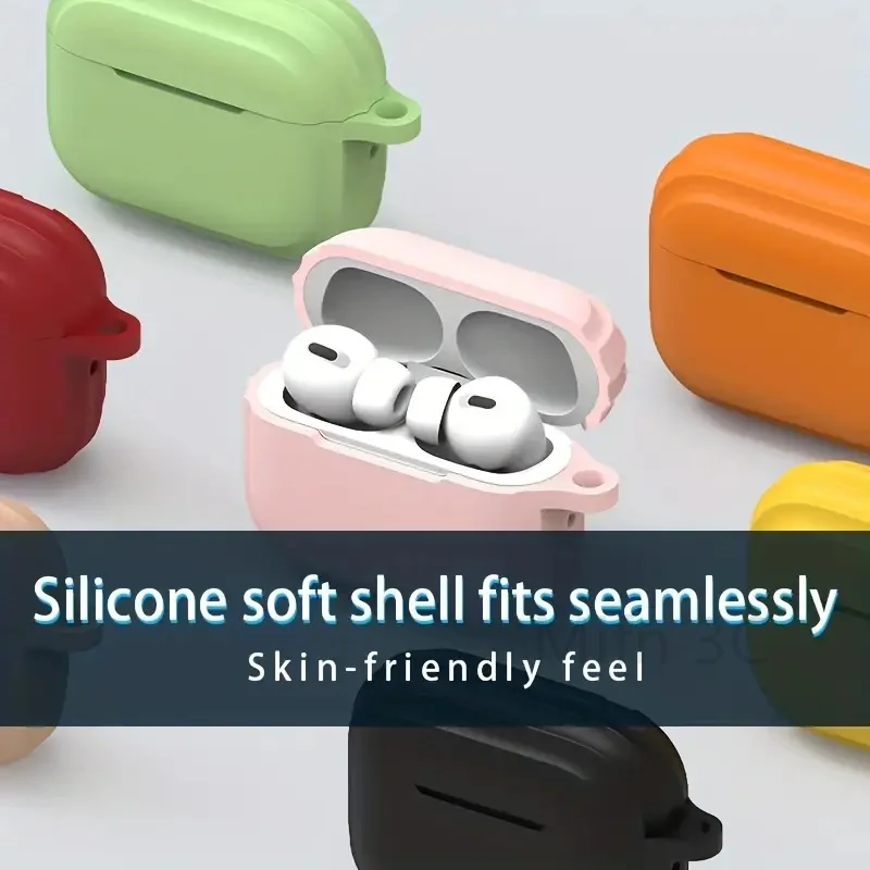 

3D Earphone Bag For AirPod Pro 2 Silicone Case With Keychain Anti-lost Accessory Cover 2022 New headset Cover For Airpod Pro 2
