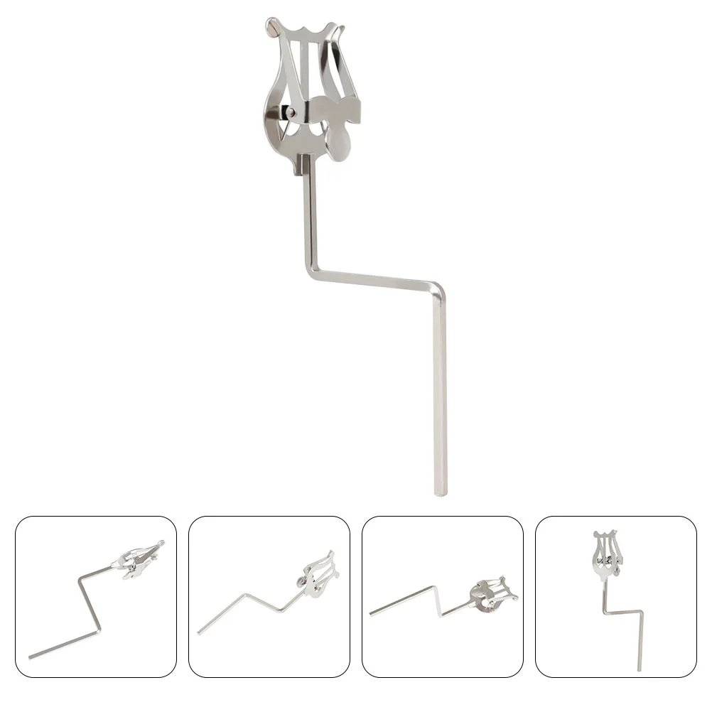 

Music Book Clamp Note Clip Sax Lyre Sheet Stand Holder Saxophone Clamp- Trumpet