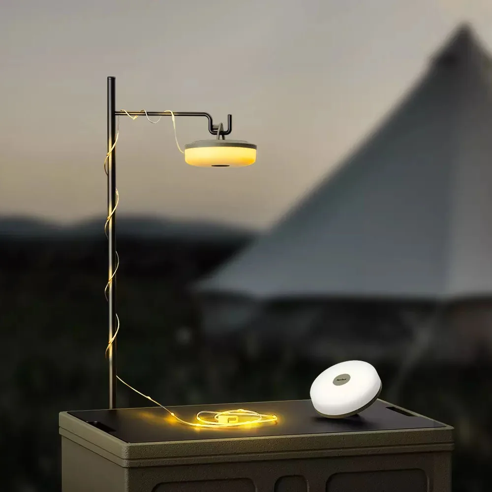 

Portable Camping Lights Waterproof Outdoors Camping Lamp Multifunctional Rechargeable Atmosphere Night Lamp with Light Belt