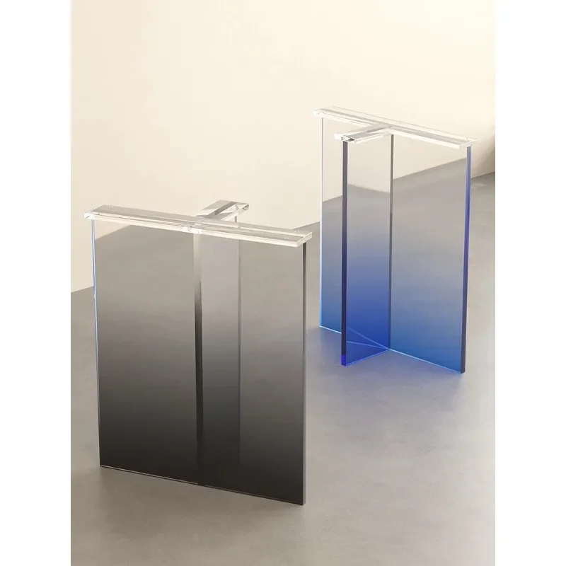 Новые акриловые постепенные перемены черный зеленый синий коричневый