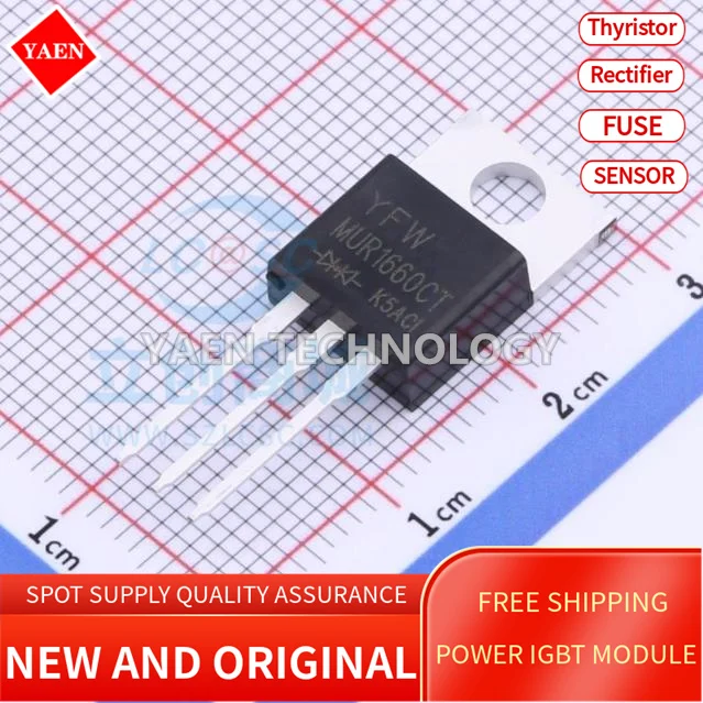 

50 шт./партия, новинка, оригинальный оптрон MUR1660CT MUR1660CTR TO-220