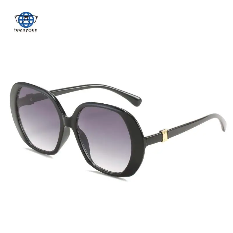 

Teenyoun New Big Frame Punk Retro Sunglasses Colorful Ocean Metal Accessories Eyewear Trade Sun Glasses Women