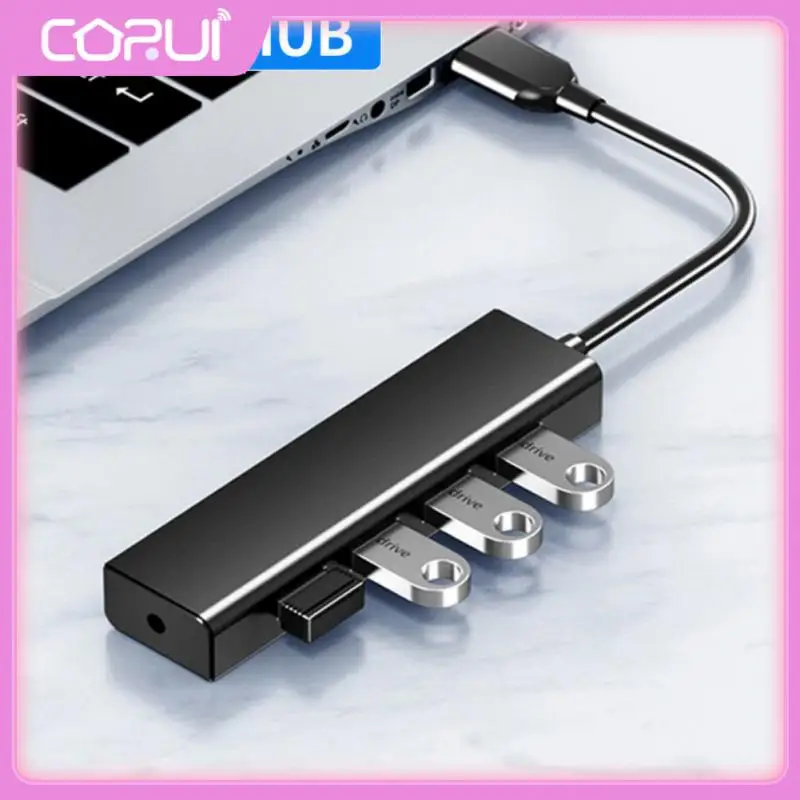 

High-speed Usb Multiport Hub Portable Multi-splitter Adapter Otg 4-in-1 For Pc Computer Accessories 480mbps Expander Usb 2.0 3.0