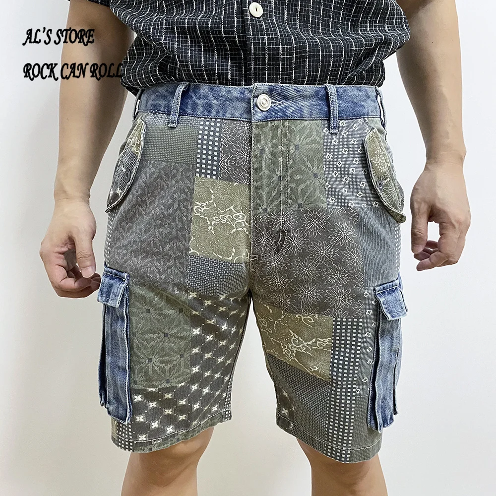 

20S1 Mens Super Top Quality Cotton Printing Bermuda Vintage Casual Durable Stylish Shorts