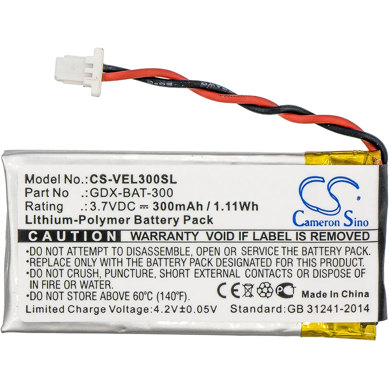 

CS 300mAh Battery For Vernier Go Direct Respiration Belt Go Direct Surface Temperature Sensor Go Direct Energy Sensor