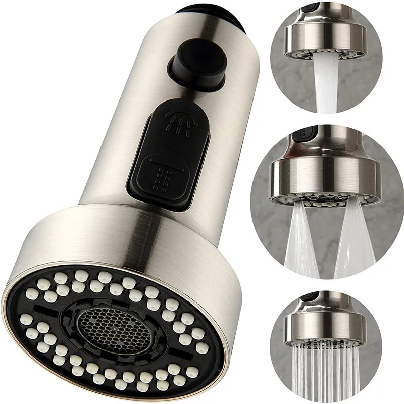 

Kitchen Bathroom Tap Faucet Mixer Pull Out Spray Head Outlet Sprayer Nozzle Water Saving Kitchen Faucet Tap Replacement Part
