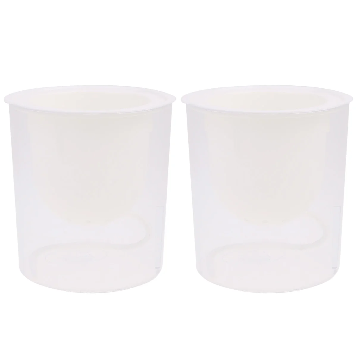 

2 PCS Decorative Pots Indoor Plants Holder Water Storage Pearlescent Flower