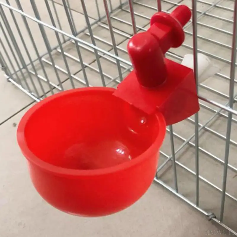 

Automatic Chicken Drinker Quail Hanging Water Cup Nipple Drinking Bowls Feed Birds Water Bowl Drinker Cups for Backyard Poultry