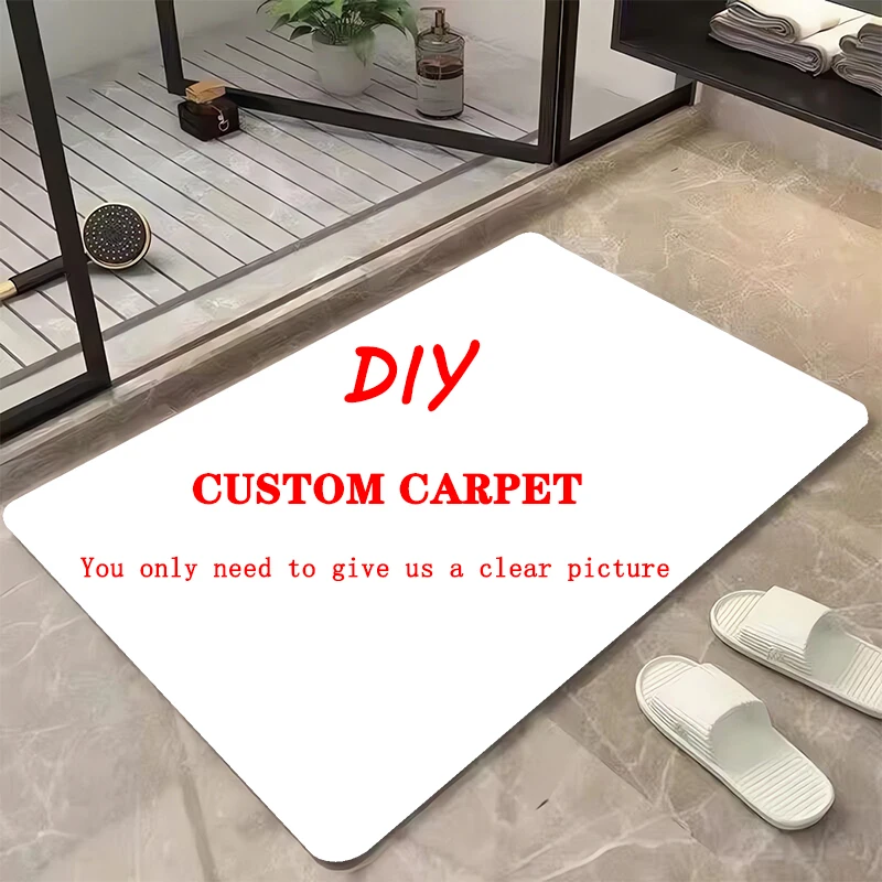 

DIY Custom Doormat Entrance Welcome Mat Hallway Doorway Bathroom Kitchen Rugs Floor Mats Carpet All Color All Logo Best Gift