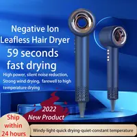 220V Leafless Professional Hair Dryer With Flyaway Attachment Negative Ionic 110V Men HairDryers Salon Style Tool