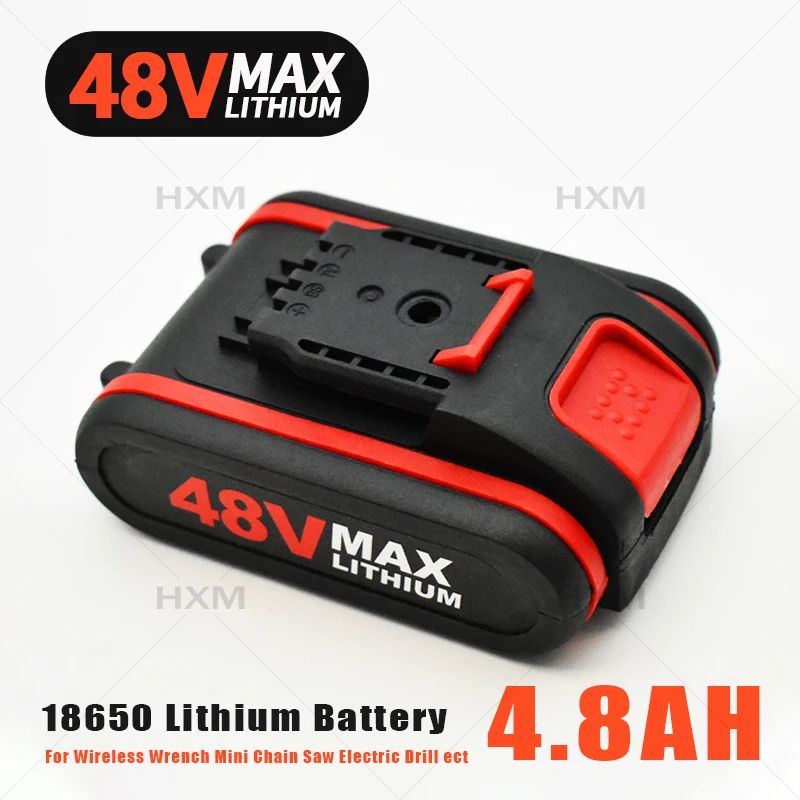

Newly 48V 18650 Lithium Battery 4800mah Electric Tools Battery For Wireless Wrench Mini Chain Saw Electric Drill ect