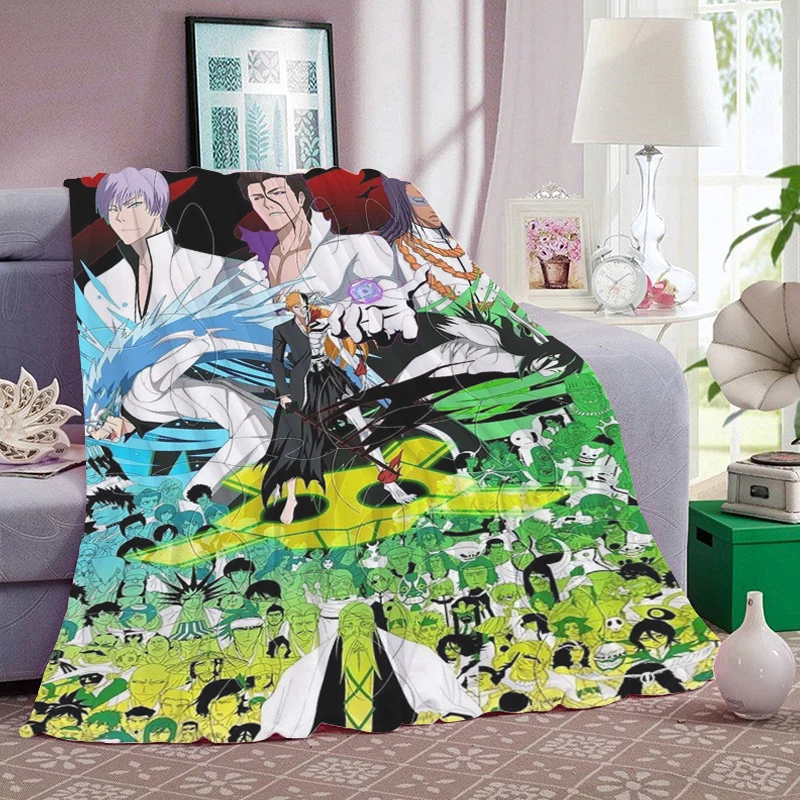 Теплое одеяло в стиле аниме королевский размер отбеливающее коленное кровать