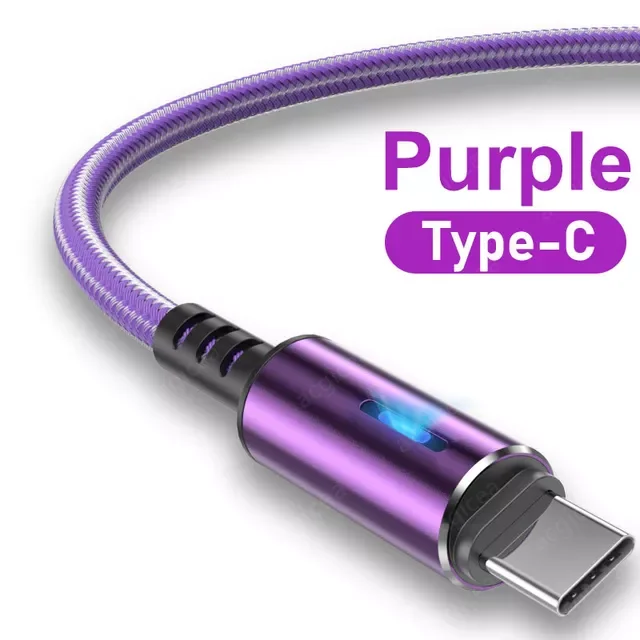 

USB C Cable Fast Charging TYPE-C Cable 0.25m 1.2m 2m For Samsung A51 Cord For Android Mobile Phone Cables