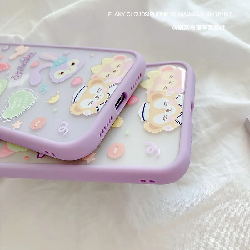 Чехлы для телефонов Disney Duffy Bear Stellalou с мультяшным рисунком iPhone 11 Pro Max 12 Mini XR XS MAX 8X7