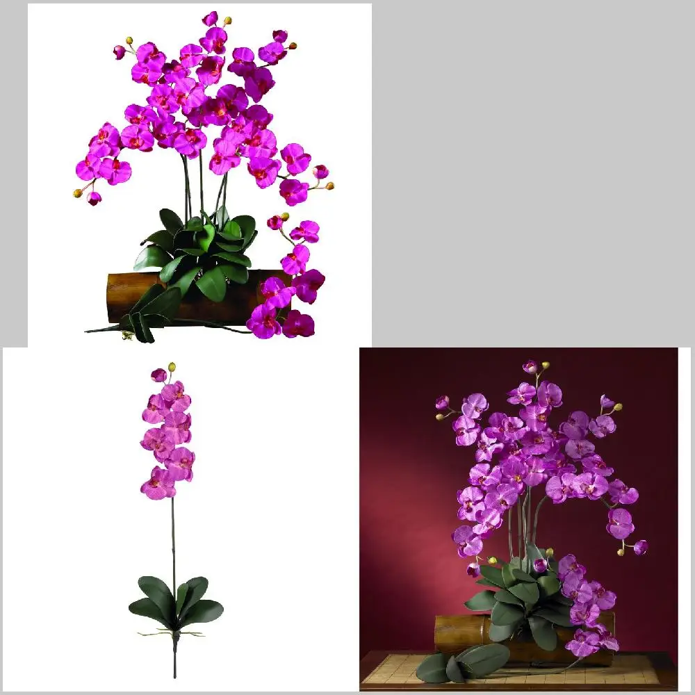 

Stem Artificial Flowers (Set of 6), Pink