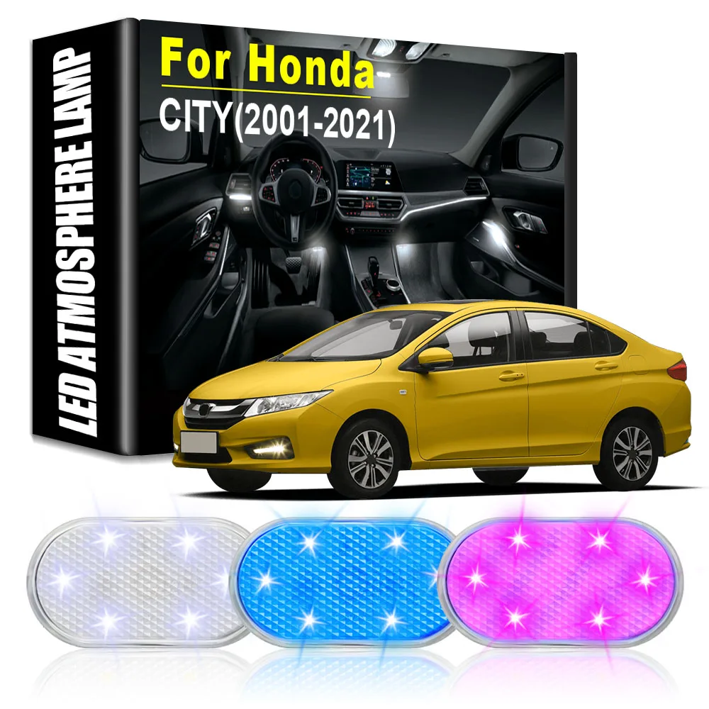 

Car LED Atmosphere Lights Car Rechargeable Touch Lamps Automotive Goods Car Accessories Auto Tools for Honda CITY (2001-2021)