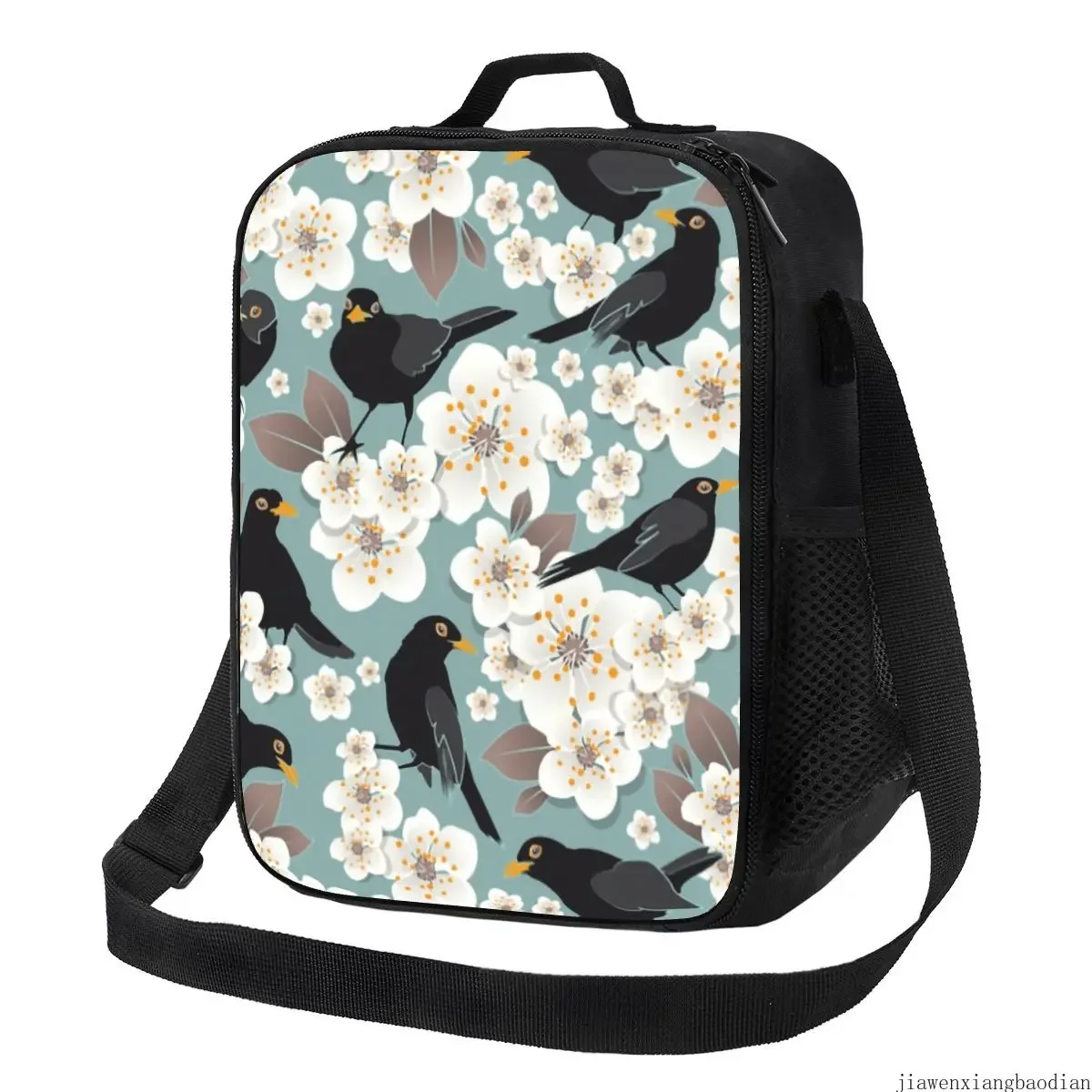 Портативный Ланч-бокс С Милым Дизайном Птицы Герметичный Охлаждающий Цветок
