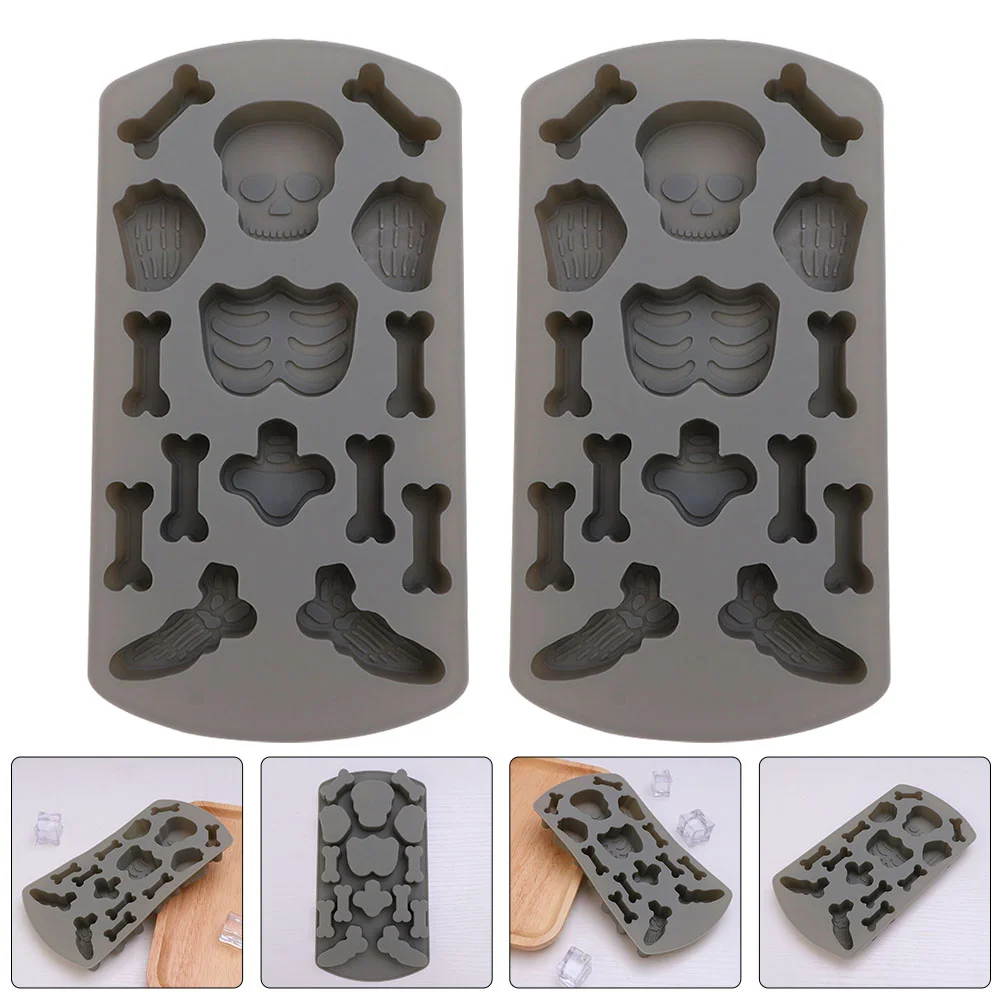 

2 Pcs Cake Mold Molds Baking Dessert Chocolate Para DIY Silica Gel