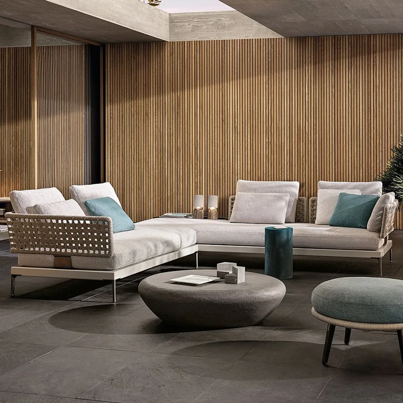 

The product can be customized.Modern simple outdoor sofa, rattan sofa, rattan woven balcony, leisure outdoor outdoor courtyard,
