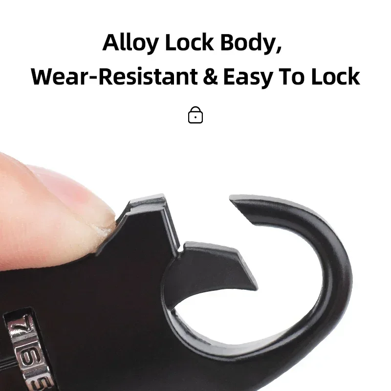 Велосипедный мини-замок ROCKBROS гибкий замок для шлема защита от кражи 90 см