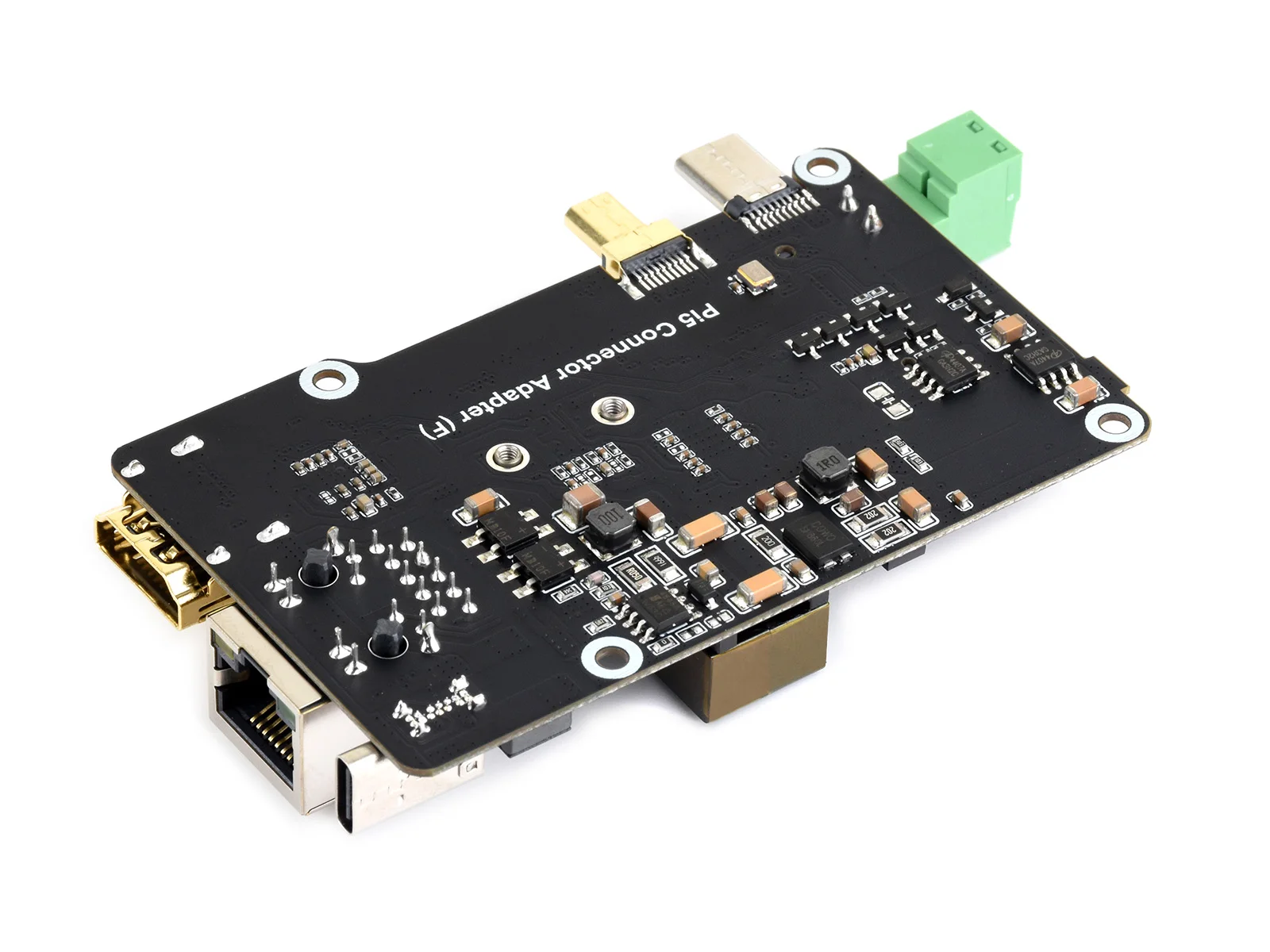 Фото Многофункциональный адаптер Waveshare PCIe для M.2, выход 4K, оригинальный контроллер Ethernet RTL8125 2.5GbE, поддержка ОС Raspberry Pi №4