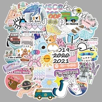 50pcs pack kawaii cartoon manga kpop cute vintage stickers aesthetic for diary laptop assorted travel journal notebook sticker