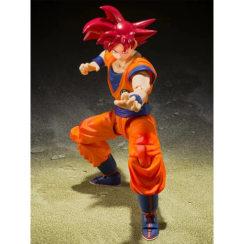 В наличии оригинальный Bandai S.H.Figuarts SHF Super Saiyan God Son Goku Heart Of Justice Dragon Ball аниме